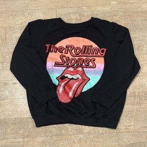 The Rolling Stones Graphic Crewneck Sweatshirt Size Large
